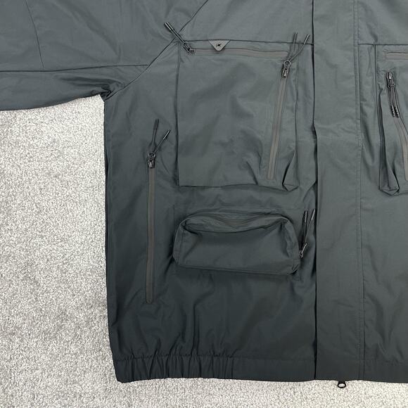 Nike Storm-FIT Jacket Mens XL Tall Black Hooded Oversized Fit Full Zip Utility - Picture 4 of 13